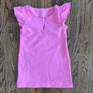 Toddler Pink Ruffle Sleeve dress